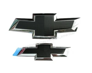 front & rear black bowtie emblem badge for 2021 2022 2023 Chevrolet Traverse - Picture 1 of 1