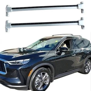 Aluminum Roof Rail Rack Cross Bars Crossbars Fits for Infiniti QX60 2022-2024 - Picture 1 of 7