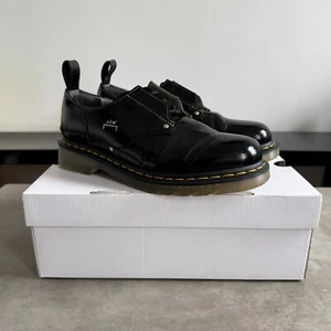 A-COLD-WALL ACW x Dr. Martens 1461 Black Derby with Silver Hardware. Size 9 - Picture 1 of 8