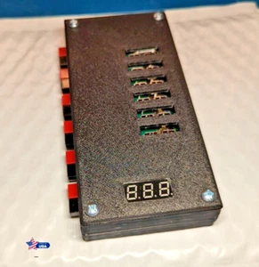 12V 45A With Anderson Powerpoles, Power Distribution 1 input-6 output, Rigrunner - Afbeelding 1 van 4