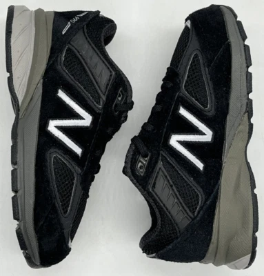 New Balance 990v5 Toddler Black IC990BK5 Size 7 M NWOB 990 Suede Running Classic - Image 1 of 4