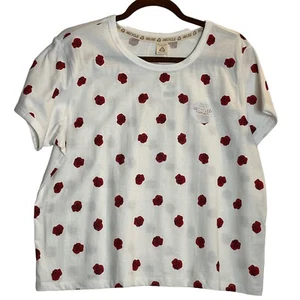 Recycle Threads T-Shirt Rose Logo M-XL Women - Picture 1 of 4