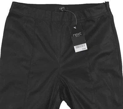 Pantalón mujer cuero negro look NEXT talla 18 14 12 10 Foto 1 de 4