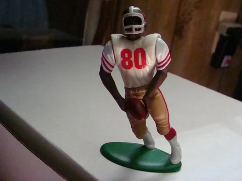 1989 Jerry Rice Starting Lineup Football Figure & Card Cover