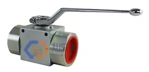 Hydraulic High Pressure Ball Valve - 2 WAY- BSPP - Various Sizes - Picture 1 of 4