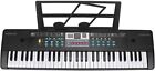 Electronic Keyboard, 61 Keys Keyboards Piano Toys Beginner Microphone Musical
