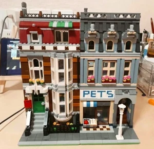 MOC Modular Pet Shop Street View – Complete City Pets Store Building Block Set - Picture 1 of 8