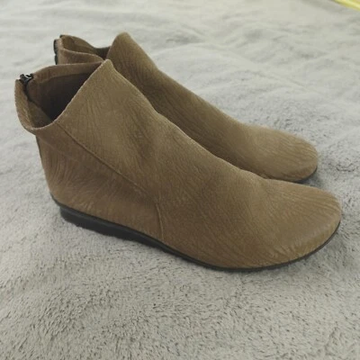 Botas Arche Baryky Mujer 40 9 EE. UU. Beige Tostado Nubuck Taurillon Cuero Lactae Hevea Foto 1 de 4