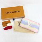 Louis Vuitton Monogram Escal Zippy Wallet Long Wallet Pink M69110 Lv Used