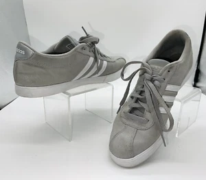 ADIDAS COURTSET Women’s Gray Athletic Shoes Casual Comfort Sneakers AW4209 Sz 9 - Picture 1 of 8