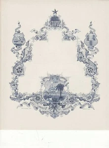 Liberia MNH C69a Proof of Frame in BLUE Designed by SZYK - Picture 1 of 1