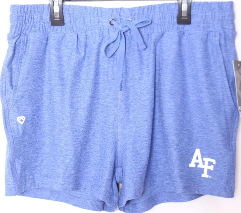 NEW Air Force Falcons Colosseum Athletics Blue Morningside Shorts Womens M Cover