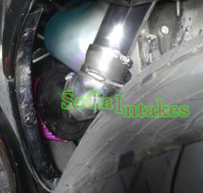 Kit y filtro de admisión de aire frío negro rojo de 2 piezas para Oldsmobile Alero 1999-2004 3,4 V6 Foto 1 de 2