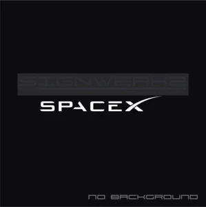 Space X Decal Sticker logo Pair - Bild 1 von 13