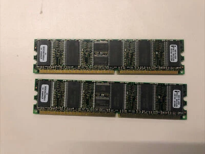 KINGSTON KVR266X72RC25/256 512MB (256MBX2) RAM STICK MEMORY - USED - Image 1 of 2
