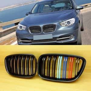 M LOOK FRONT GRILL FOR BMW F07 5-SERIES GT GRAN TURISM M-COLOR MATT BLACK - Bild 1 von 5