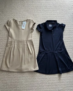Girls' Pleated Uniform Tennis Dress - Cat & Jack S 6/7 - Picture 1 of 5