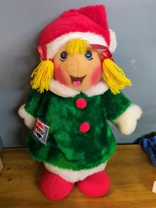 Animal Fair Caroler Plüsch 17 Zoll Mädchen grüner Mantel 70er Jahre - Bild 1 von 12