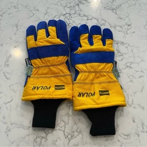 Guantes amarillos y azules aislantes a prueba de agua North Polar - Imagen 1 de 5