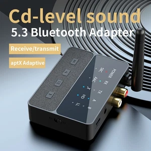 2 in 1 Bluetooth-Compatible 5.3 Audio Adapter AptX/HD/LL Reception Transmitter - Picture 1 of 18