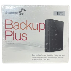 Seagate Backup Plus 1TB External Hard Drive – USB 3.0 For PC And MAC STCA1000100 - Afbeelding 1 van 7