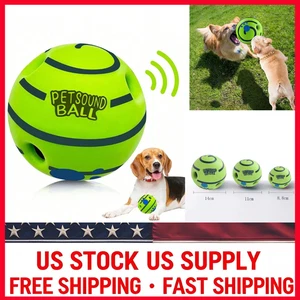 ORIGINAL Wobble Wag Giggle Ball for Dogs Squeaky Dog Toys Interactive Dog Toys - Picture 1 of 26