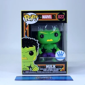Hulk Blacklight GITD #822 Exclusive - Brand New W/ Protector - Funko POP Marvel - Picture 1 of 7