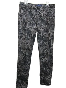 Bandolino Jeans Womens Black Grey Camo Pants Stretch Sz 10 - Picture 1 of 7