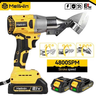 Akku Blechschere Elektrisch 21V Schere Akkuschere Blechschneider Bürstenlos 3MM - Bild 1 von 4