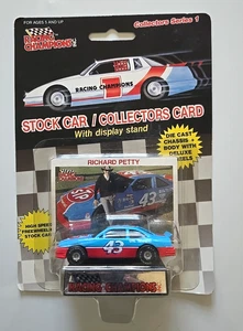 1989 Racing Champions 1:64 Series 1 Richard Petty #43 Earnhardt on back of pack - Picture 1 of 11