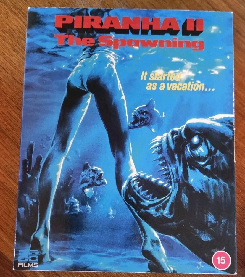 Piranha II: The Spawning BLU-RAY + SLIPCOVER + Mini-Poster 88 FILMS UK Region B - Image 1 of 1