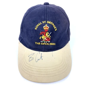 Sombrero de golf Royal St George's The Open 2003 de colección correa trasera firmado por Candace Bentley - Imagen 1 de 13