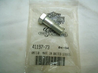 Tornillo de piñón de rueda trasera 41197-73 Harley cabeza de pala FL FX nuevo de stock Foto 1 de 3