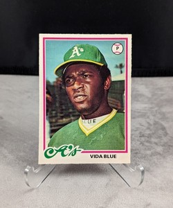 Vida Blue 1978 O-Pee-Chee Baseball Card Oakland Athletics A's