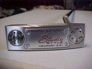 NEW 2025 SCOTTY CAMERON STUDIO STYLE NEWPORT 2.5 + 34 INCH PUTTER & COVER 15 G - Picture 1 of 9