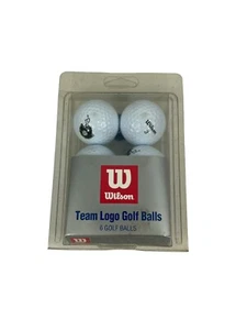 Vintage Wilson NFL Steelers Helmet Golf Balls New Old Stock Pack 6 - Picture 1 of 3