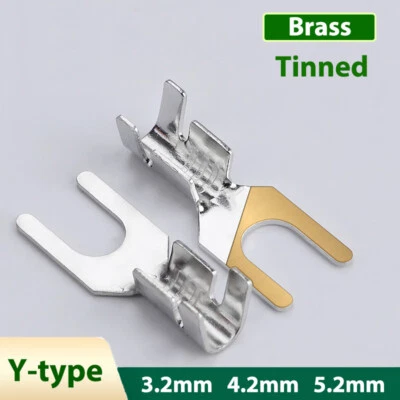 Y型凸耳压接连接器端子块储物柜镀锡黄铜压接电缆压接 — 第 1/4 张图片