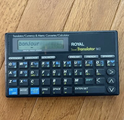 Vintage Royal Travel Translator TM12 - Works! - Image 1 of 4
