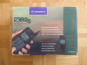 NEUF BOITE OUVERTE Motorola SC925 téléphone portable vintage prototype - Photo 1 sur 7