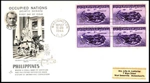 925 Philippines Occupied Nations FDC, Artcraft Cachet, B4, Addressed, Open Flap - Picture 1 of 6