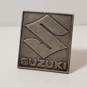 Vtg 70's Bergamot Brass Works USA Suzuki Motor Corp Belt Buckle 2.5" X 2.75" - Bild 1 von 8