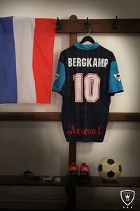 Arsenal Away Shirt 1994/95 BERGKAMP #10 (XXL) - Picture 1 of 10