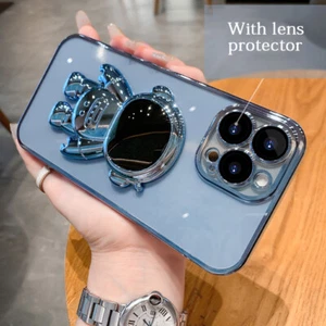 Funda transparente a prueba de golpes para iPhone 15 Pro Max 14 13 12 11 XS XR de lujo astronauta - Imagen 1 de 15