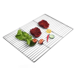 Edelstahl Grillrost 54 x 34 cm inklusive 2 Griffe - Bild 1 von 2