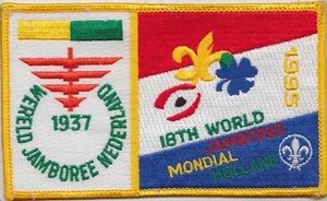 18º Jamboree Mundial 1995 Países Bajos, Parche Jamboree. - Imagen 1 de 2