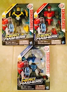 Transformers Robot In Disguise Hero Mashers Bumblebee, Sideswipe & Steeljaw. - Picture 1 of 7