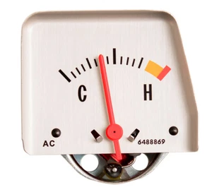 Console Temperature Gauge Silver Face 68-69 Camaro - Picture 1 of 2