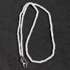 Collar Joyería Royal 54 Cts Azul Flash Piedra Lunar Facetada Cuentas AK 33 E471 - Imagen 1 de 3