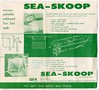 Vintage Boat Fishing Sales Flyer: "Sea-Skoop" Outboard Live Bait Tank