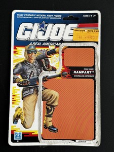 Vintage 1989 G.I. Joe RAMPART Full UNCUT File Card Back Filecard 89 ARAH